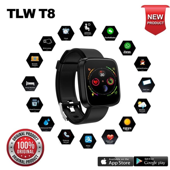 Smartwatch TLW T8 Original 100% Smartwatch