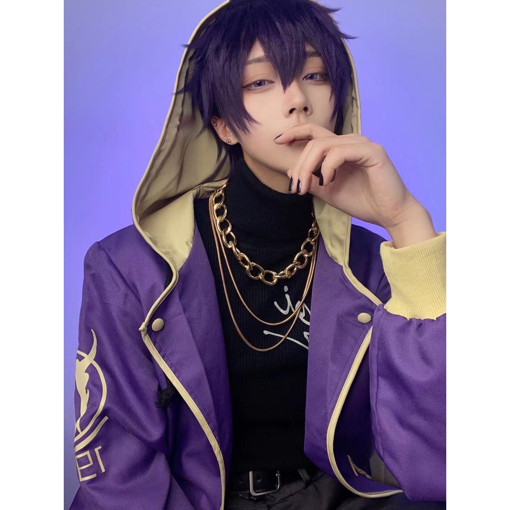 Hololive VTuber Luxiem Shoto Cosplay Costume Shxtou Cosplay Cost Shxtou Wig