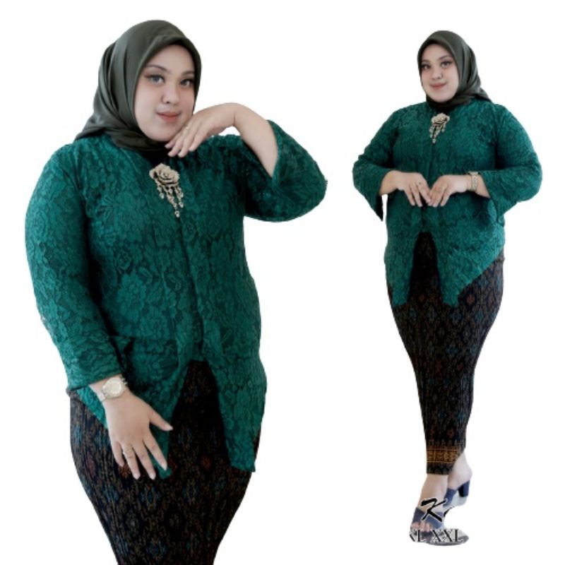 Rok Plisket Jumbo Modern / Rok Batik Plisket / Bawahan Kebaya / Rok instan