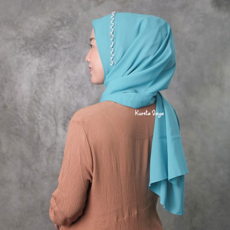 Pashmina Tali Instan Payet Diamond Strech Elastis Premium Pasmina Pesta Bando Swarosky Realpict Original PashminaPesta-Tosca