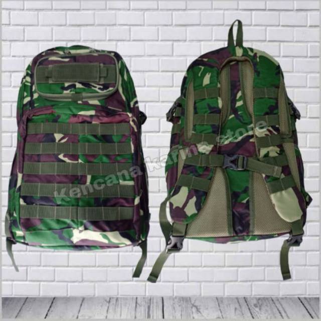 Tas ransel model jatah Tni / ransel tni original /tas loreng keren