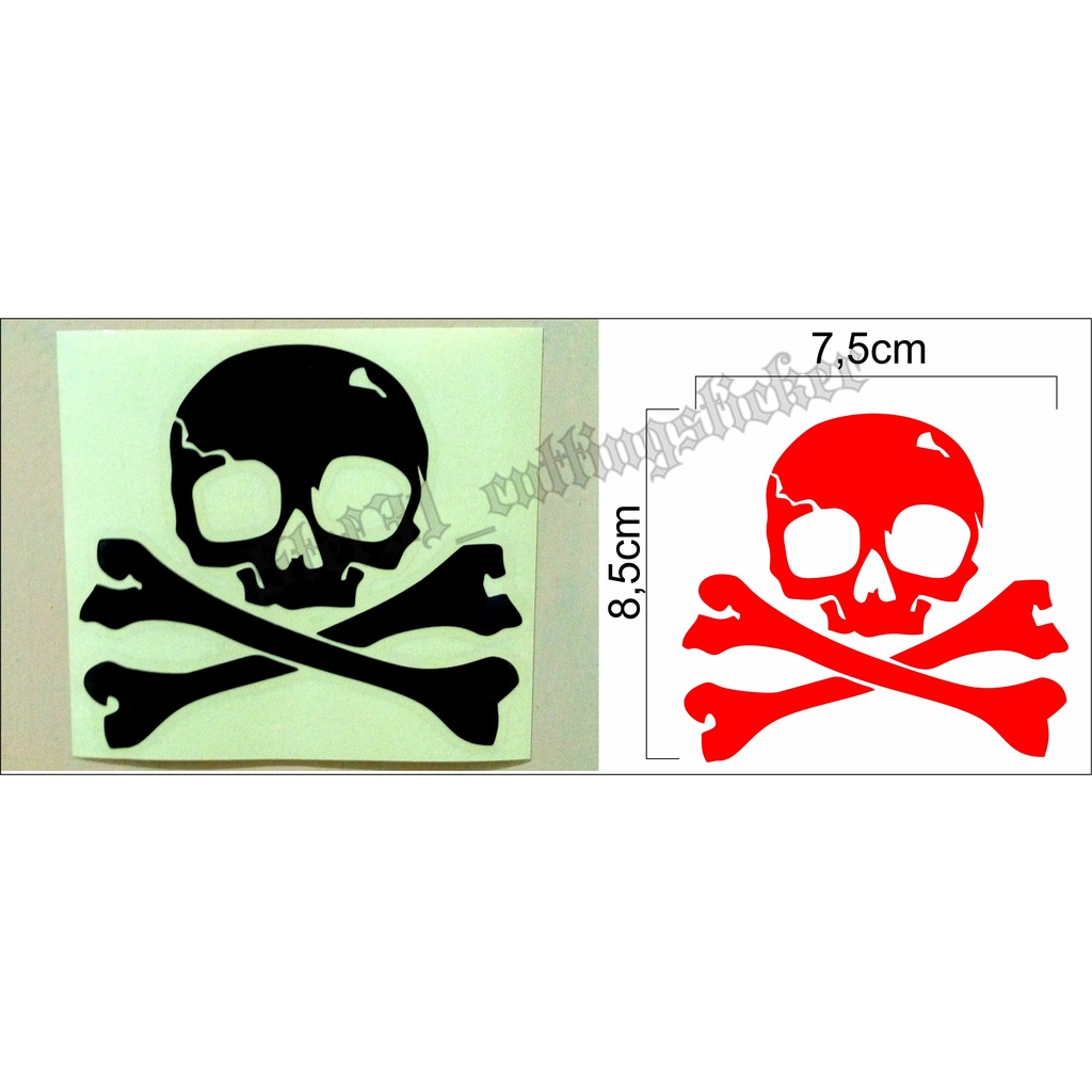 

Stiker cutting gambar tengkorak, sticker tengkorak