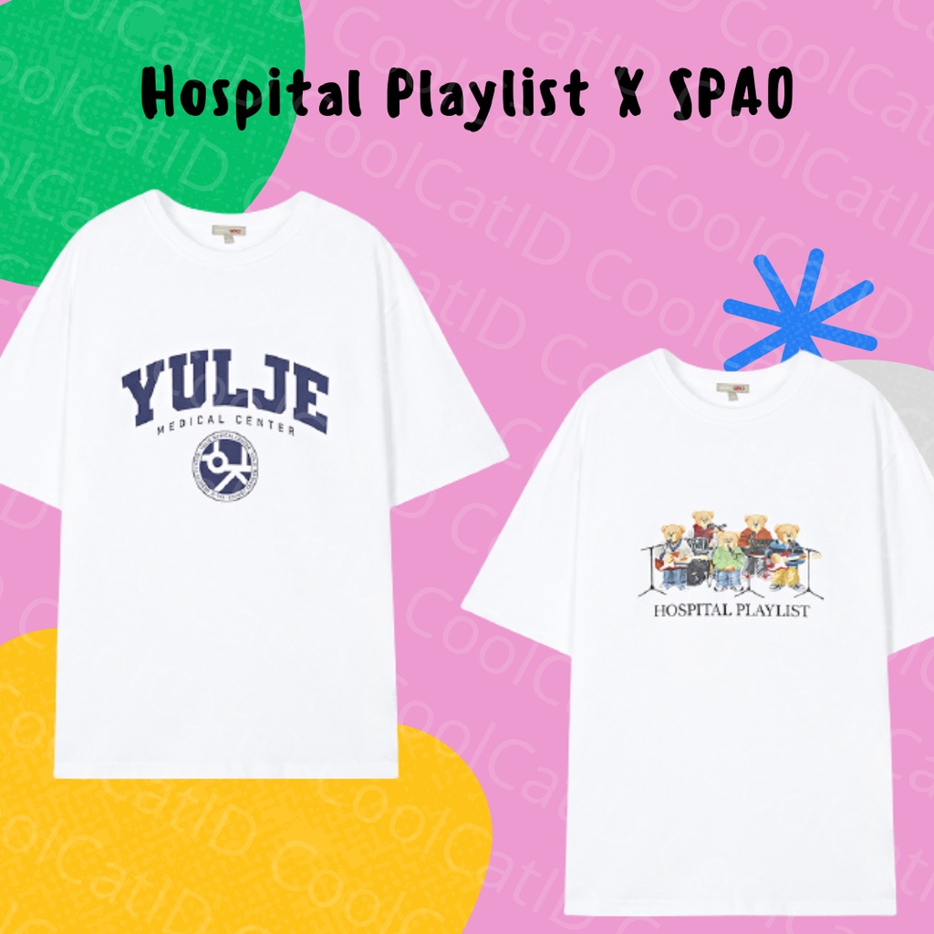 [REPLIKA] Hospital Playlist X SPAO - YULJE MEDICAL tshirt 𝗥𝗘𝗔𝗗𝗬 𝗦𝗧𝗢𝗖𝗞
