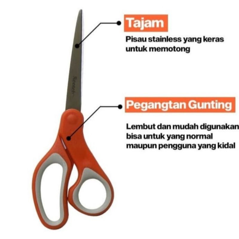 

mg 3M scotch gunting serbaguna 8inch 1428