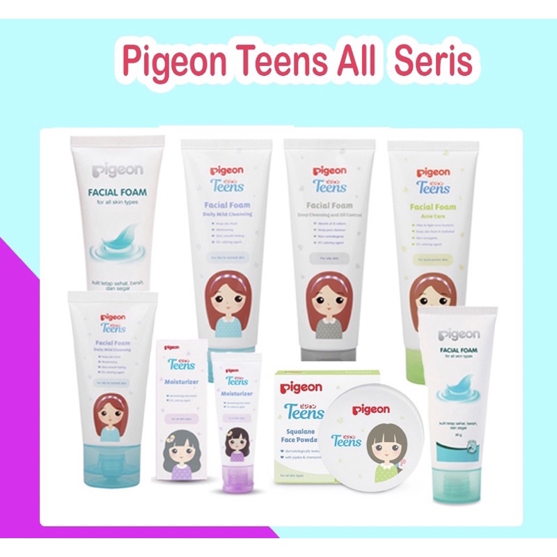 Pigeon Teens Facial Foam / Moisturizer / Pembersih Muka/ pelembab