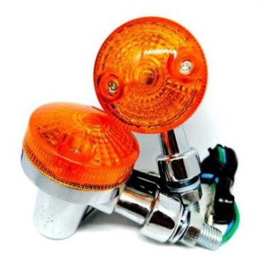 Lampu Sein Sen Riting Reteng Motor Bulat Besi Universal CB Scoopy Vespa C70 Megapro Vixion