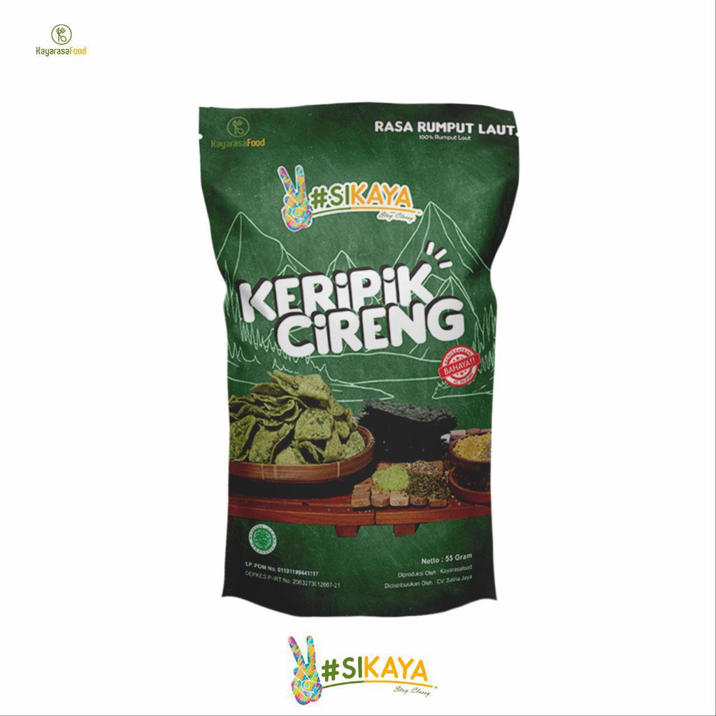 KERIPIK CIRENG SIKAYA - KEMASAN BESAR 135GRAM- CIRENG KHAS BANDUNG - DISTRIBUTOR CIRENG KAYARASAFOOD