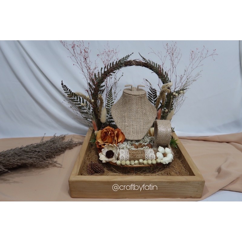 tempat pergiasan | ring bearer rustic mahar | ring box rustic