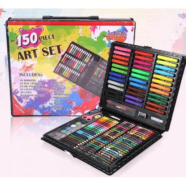 Anak Crayon Mewarnai Pensil Krayon Set Warna Alat Menggambar Art Mewarnai Hadiah dan 150 pcs DAN 208 PCS