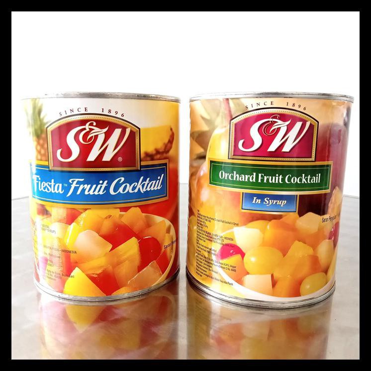 

New Produk S&W / Sw Orchard/Fiesta Fruit Cocktail Buah Kaleng Segar Dalam Sirup - Orchard Makanan