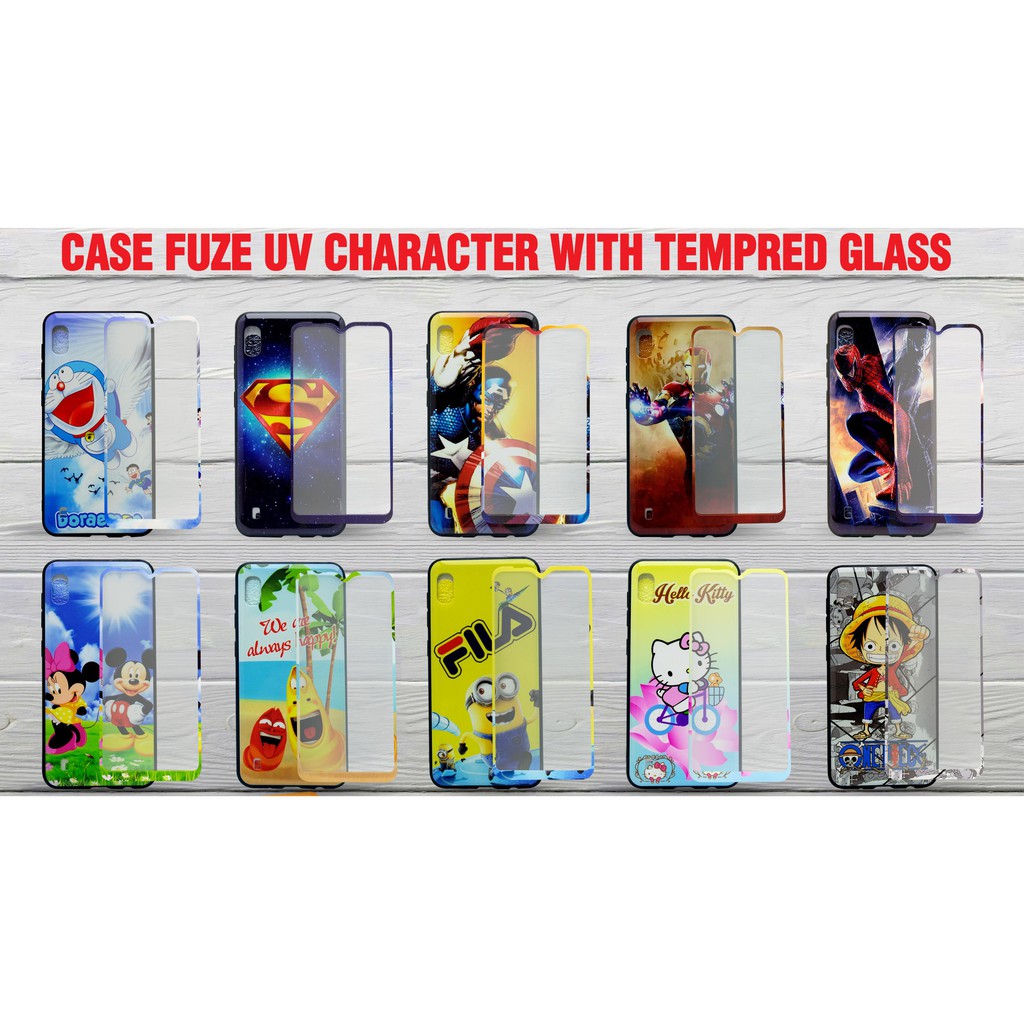 Case+TG SUPERMAN (REALME) C2/3 Pro/Realme 3