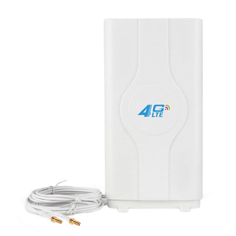 Omni Minimax G45 Antena Eksternal 4G LTE 45dBi dengan Konektor TS9 - SF-ANT4G01 - White