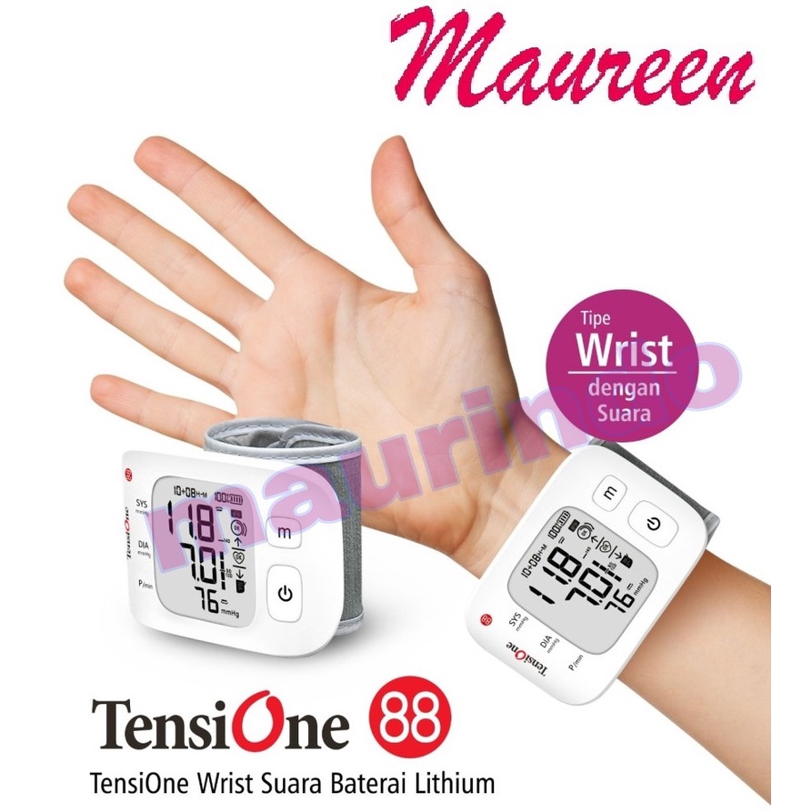 (Original) [COD] Onemed Alat Ukur Tensimeter Pergelangan Tangan Tensi One Digital TensiOne Wrist Exp