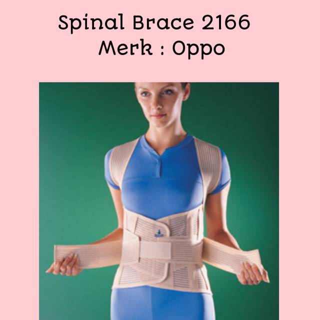 KORSET SPINAL BRACE 2166 OPPO / KORSET PUNGGUNG / PENYANGGA PUNGGUNG / KORSET OPPO/ KORSET KESEHATAN