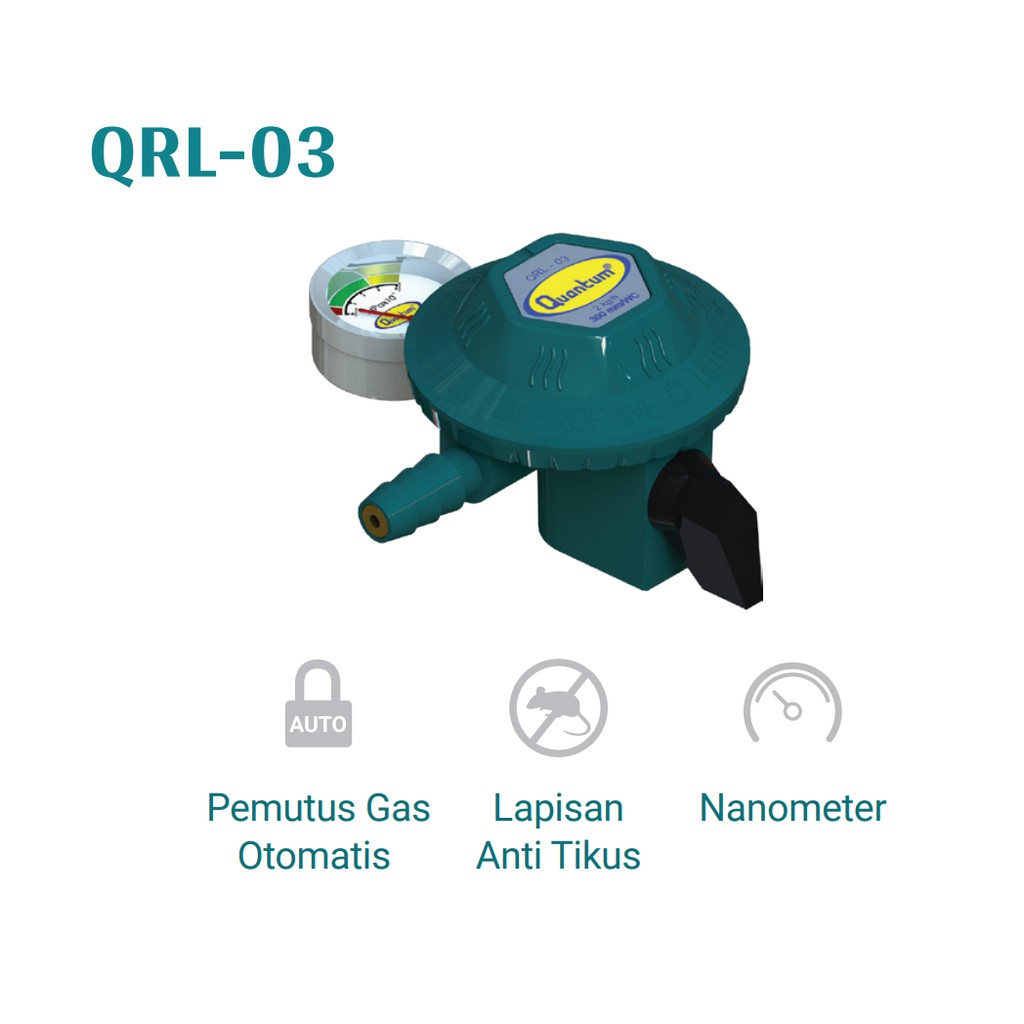 Regulator Meter Quantum QRL-03 Low Pressure QRL03