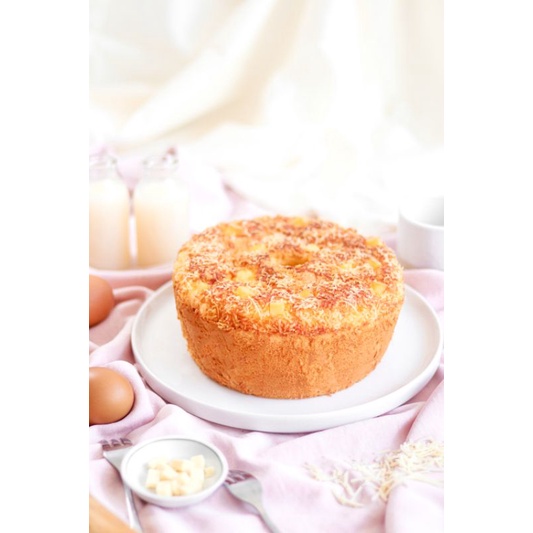 

Chiffon keju|Chiffon cake|Chiffon cake Surabaya|chiffon