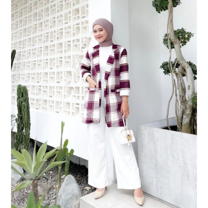 BLAZER KOTAK // SALUR QENIO FASHION TERBARU