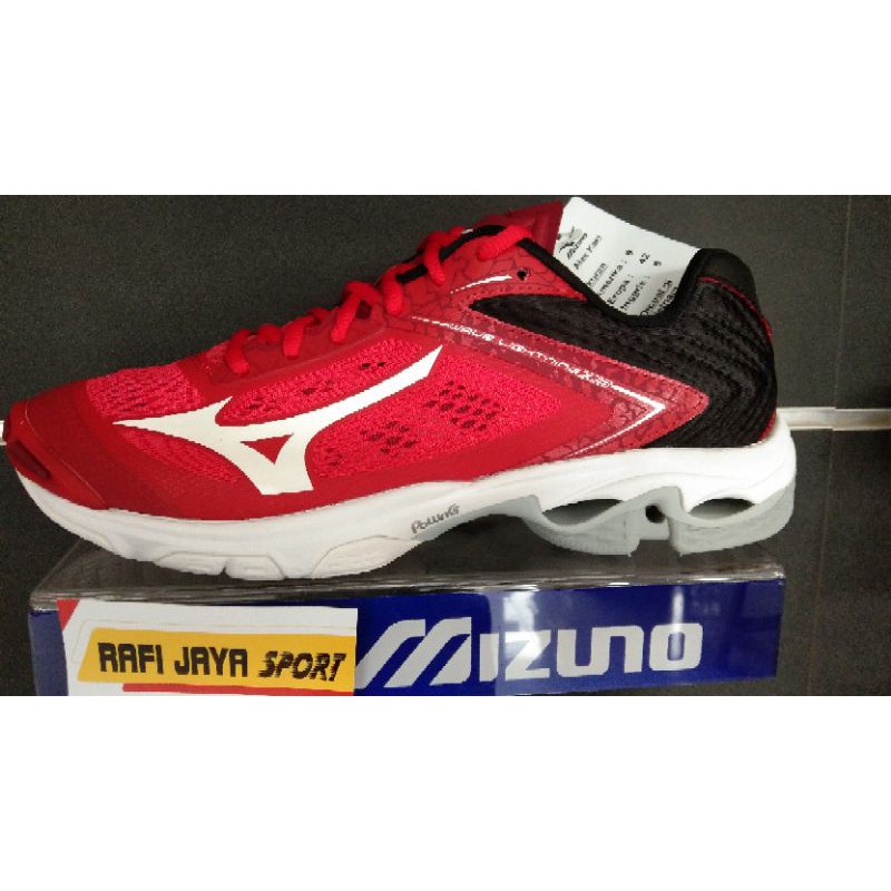 mizuno wlz5 low merah 100%Original