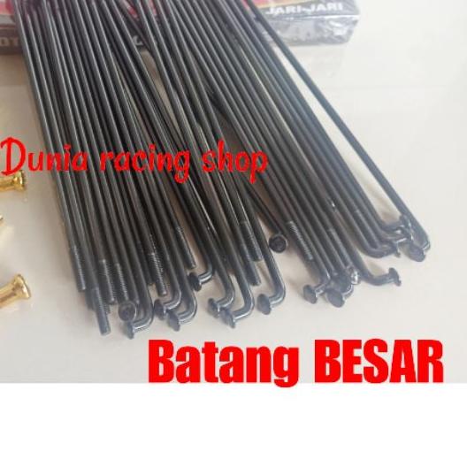 Jari jari jeruji model TDR Hitam Gold pemakain ring 14 16 17 18 ukuran lengkap