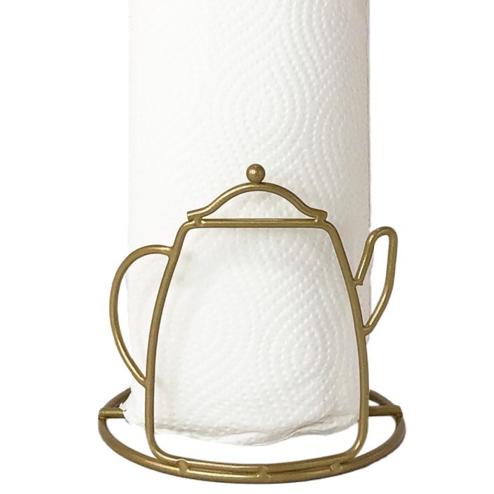 INFORMA - TEMPAT TISSUE - RHENA TEA POT PAPER HOLDER GOLD