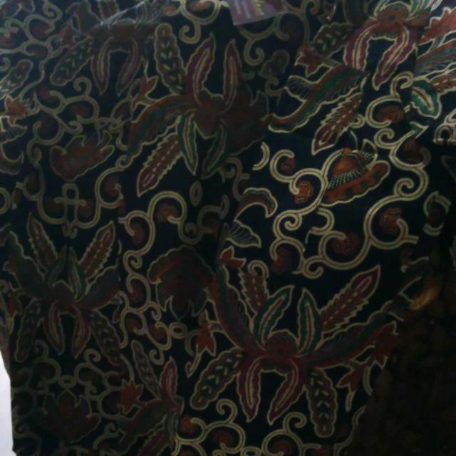 Motif Random - Kemeja Batik Hem Pendek Pria Kerja Kantor Kondangan Seragam Flash Sale Murah