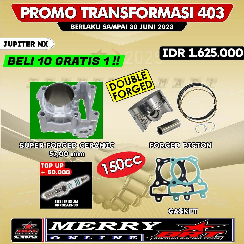 Promo 403 dan 404 Bore Up Blok Ceramic BRT Yamaha Vixion NVL NVA / MX King / Jupiter MX / MX New 135 57mm 62mm