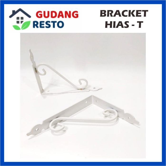 TIPE D-19 / T-19 RAK / SIKU BRACKET BESI HIAS 19 CM / 190 MM MOTIF DINDING AMBALAN PENYANGGA TAMAN GANTUNG