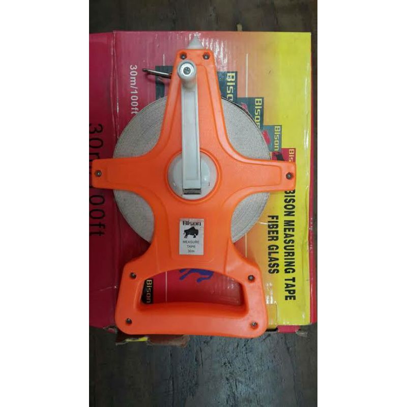 Meteran Tanah Bison 30M atau 50M Meteran Jalan