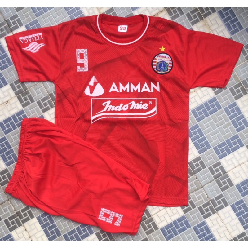 Baju bola anak liga indonesia geratis sablon nama setelan bola anak geratis sablon nama