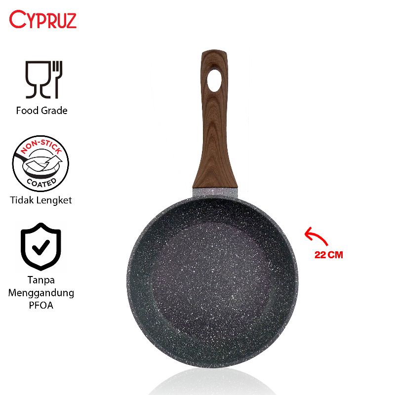 CYPRUZ wajan penggorengan 22 cm