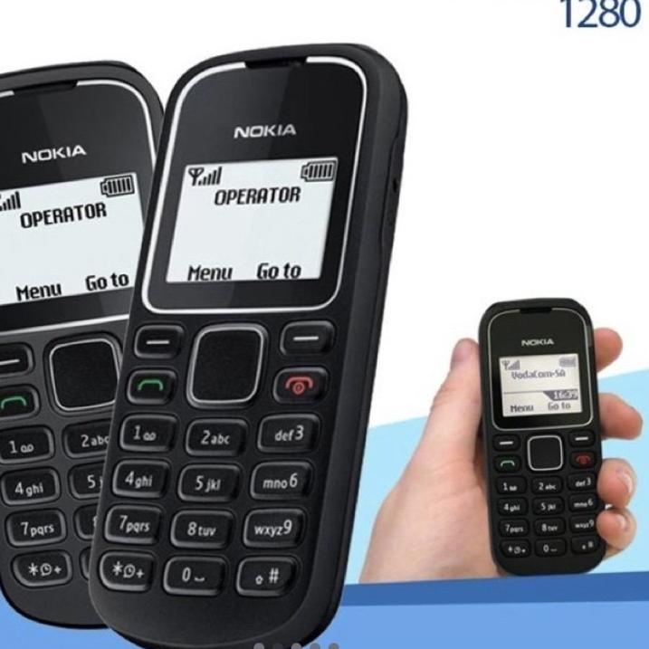 Berkualitas Handphone Nokia Hp Jadul 1280 Bekas Refurbish No Garansi