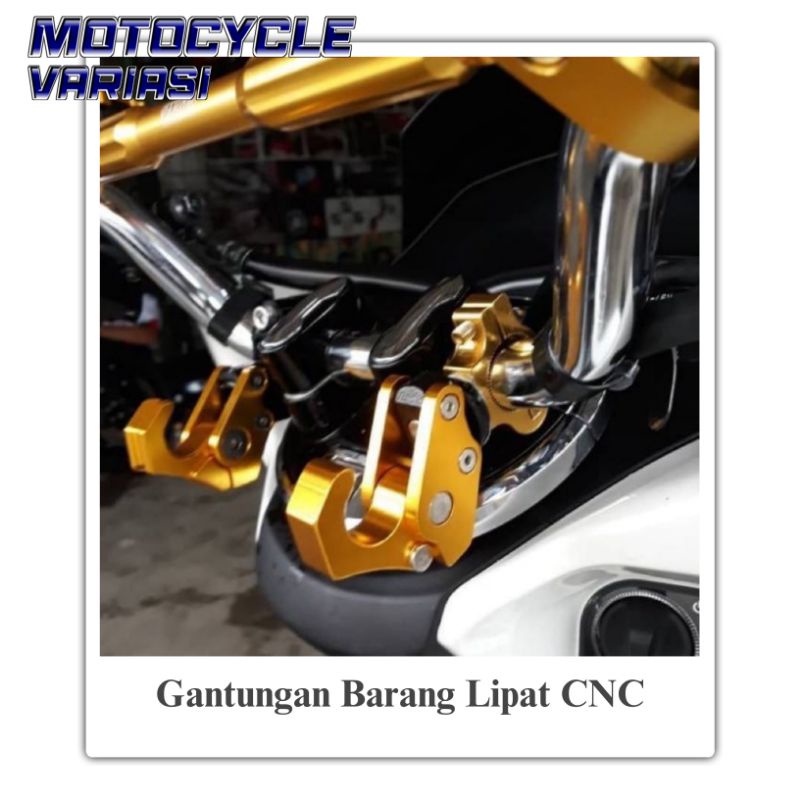 hook gantungan barang lipat CNC PCX 160 PCX 150 ADV 150