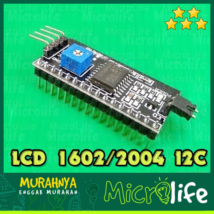 LCD 1602 2004 I2C Serial Interface Backpack