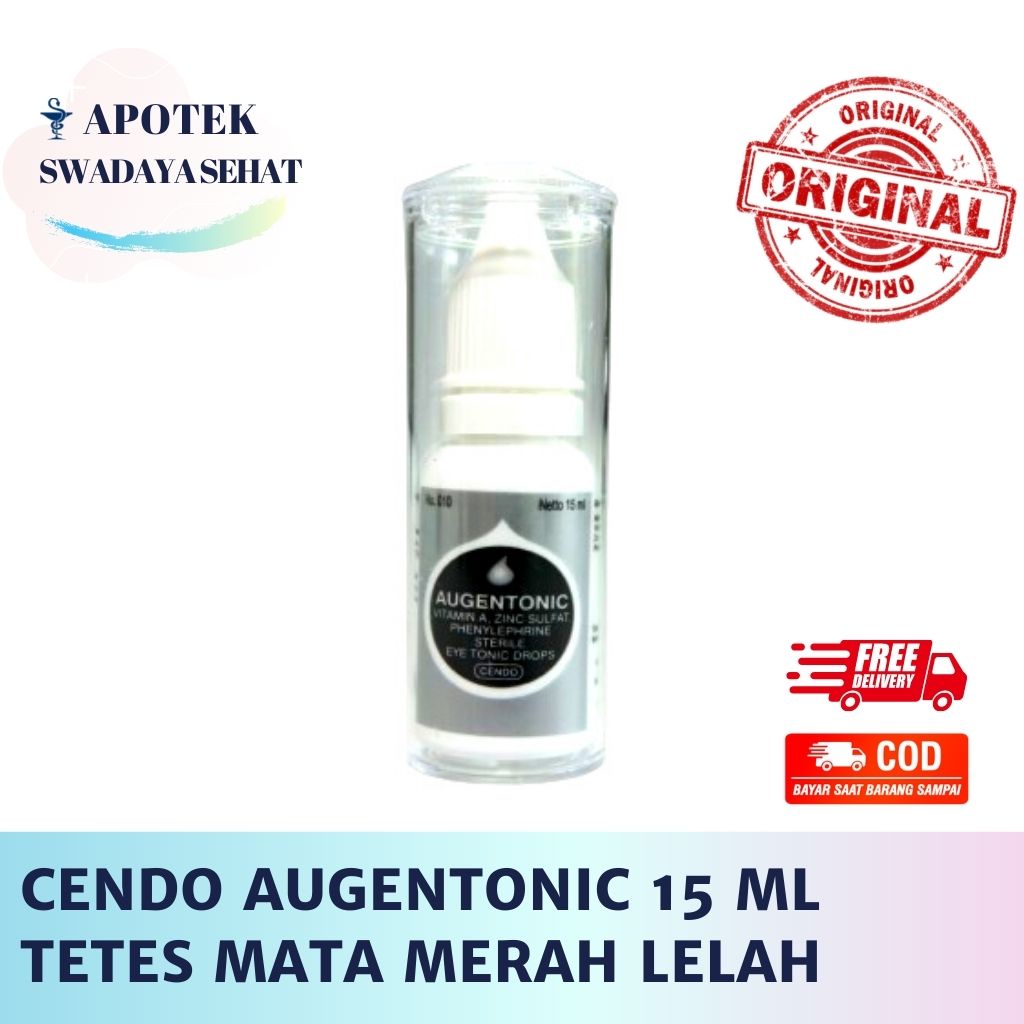 CENDO AUGENTONIC 15 ML Tetes Mata Botol - Mata Merah Mata Lelah Radang Alergi Mata Agentonic