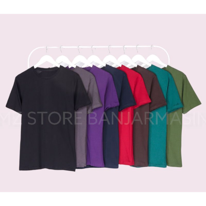 Baju Kaos Polos Pria Distro | Kaos Pria Polos | Kaos Polos