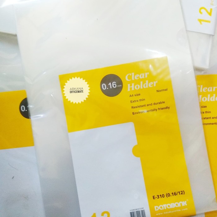 

Map L Clear Sleeve A4 Tebal Databank