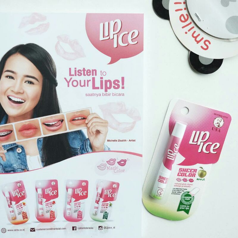 Jual Lip Ice Sheer Color & Fruity SPF15 (rangkaian lip care/lip balm