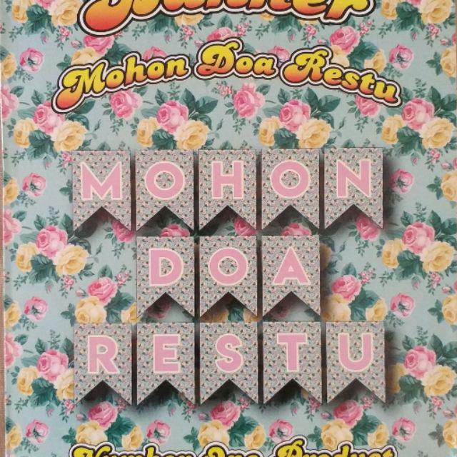 Tulisan Mohon Doa Restu Shopee Indonesia