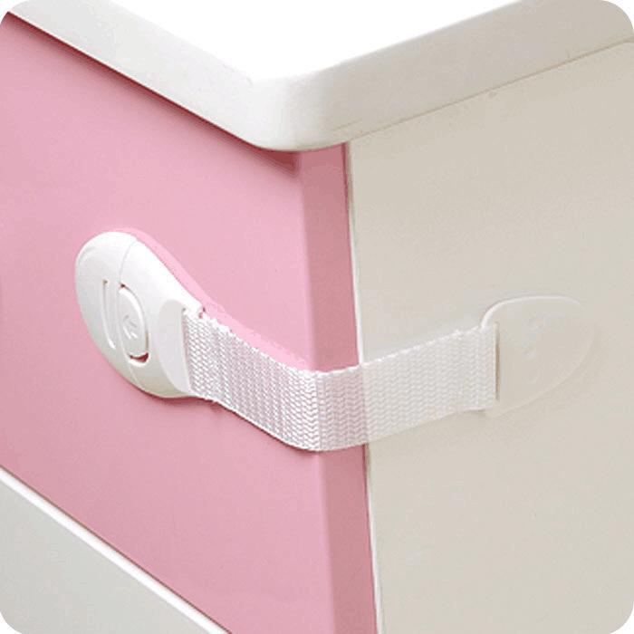 Grosir - 8035 Tali Pengunci Lemari Rak /  Baby Safety Lock Drawer  / Tali Pengait Lemari Pintu / Pe