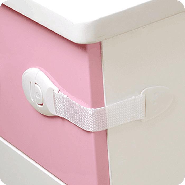 Grosir - 8035 Tali Pengunci Lemari Rak /  Baby Safety Lock Drawer  / Tali Pengait Lemari Pintu / Pe