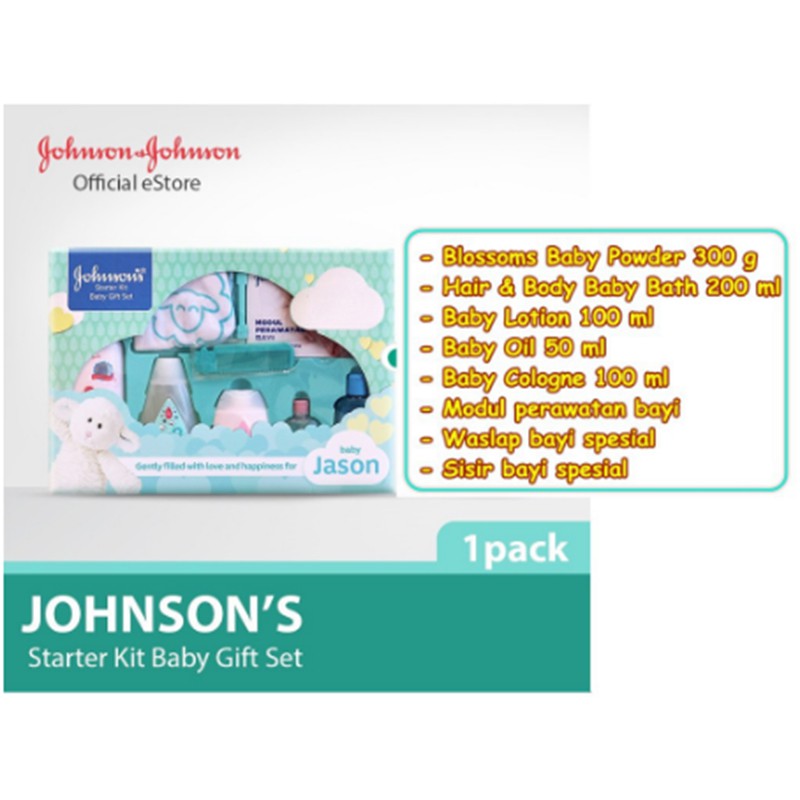 Johnsons Starter Kit Baby Gift Set Paket Kado Perawatan Bayi