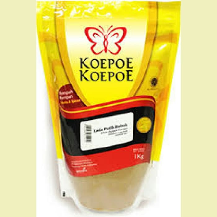 

New Arrival - Lada Putih Bubuk Koepoe Koepoe Pouch 1Kg