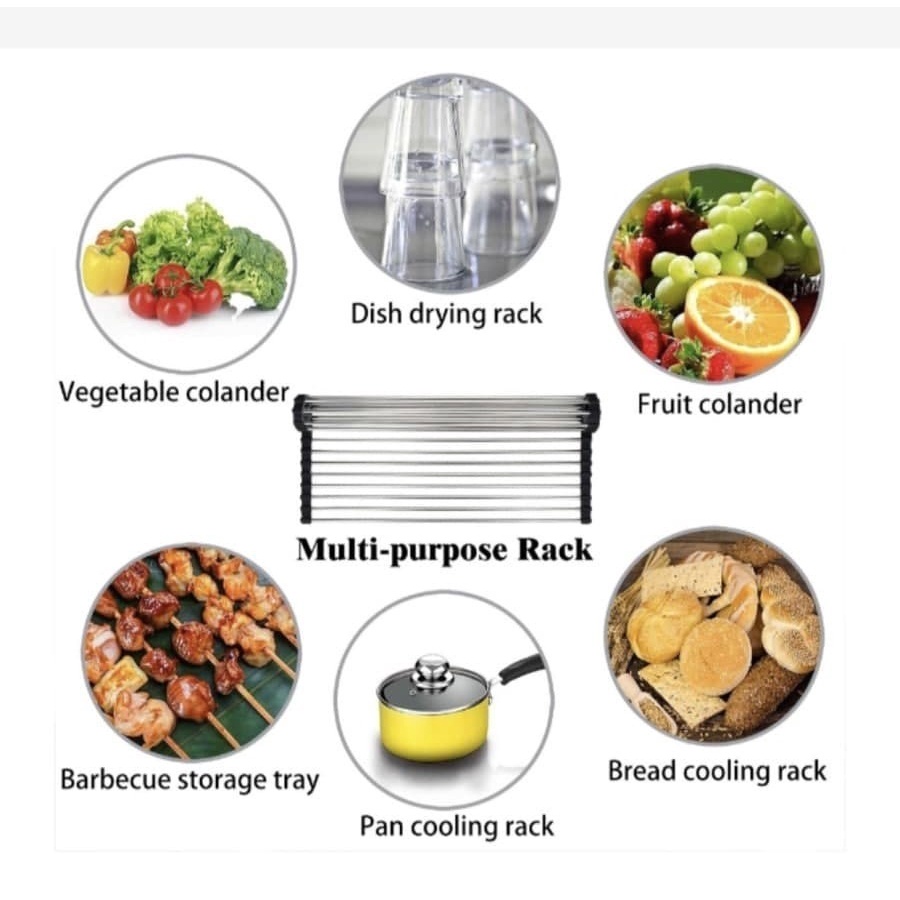 Roll Up Sink Drying Rack