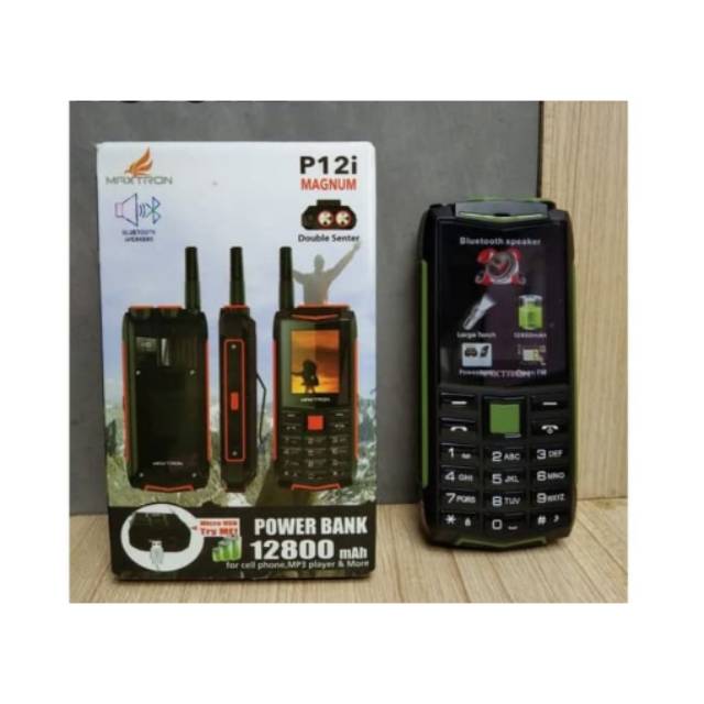 Hp MAXTRON P12i MAGNUM BY POWER BANK 12.800MAH