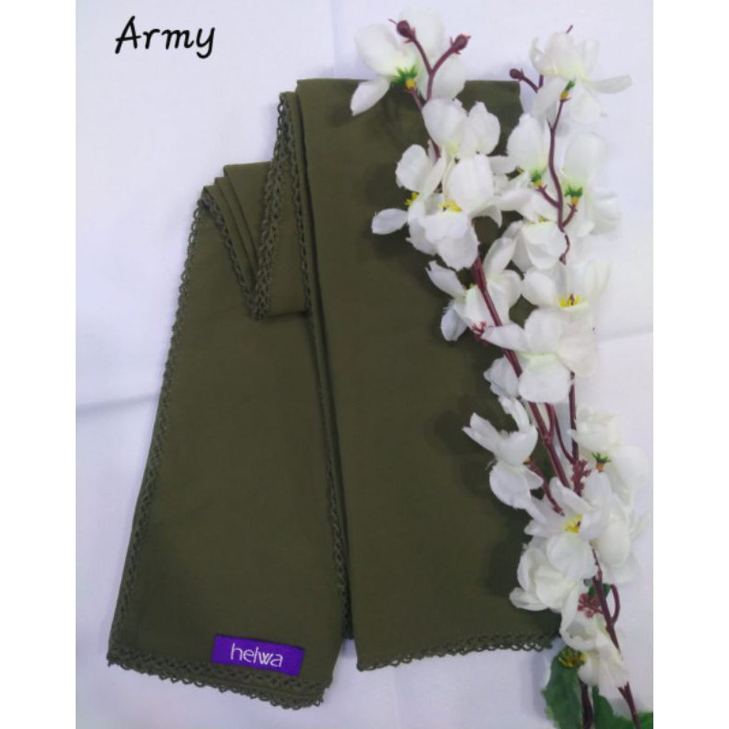 PASMINA BUTIK/PICOT part 2/ pashmina crocet-army