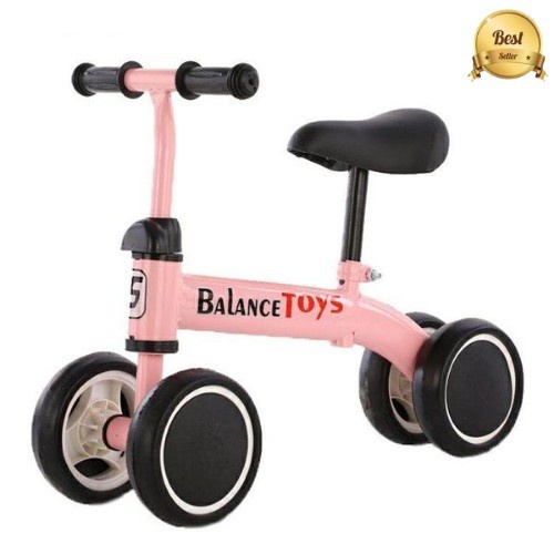 Khusus Gojek/Grab Instan Sepeda Anak Push Bike Pushbike Sepeda Latihan Keseimbangan Anak Balance Toys Mini Bike Roda Empat Tanpa Pedal Garansi Termurah-4