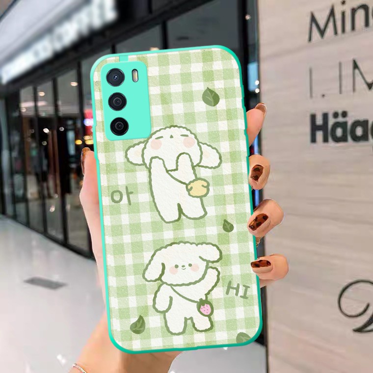 [U18] Softcase Kaca Bezel Tosca Oppo A54 - Softcase Mirror Oppo A54 - Case Kaca Oppo A54 -  Softcase