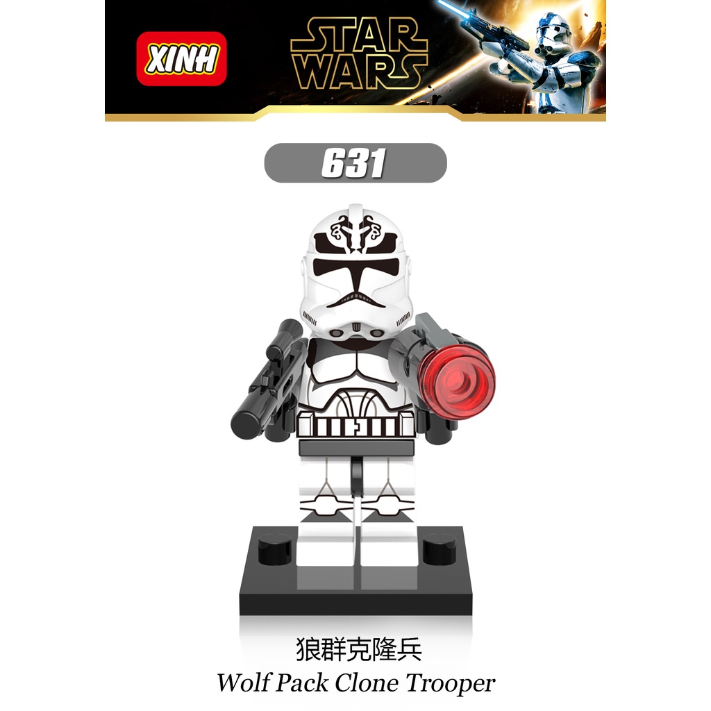 Mainan Balok Bangunan Mini Figure Star Wars Commander Appo Neyo Gree