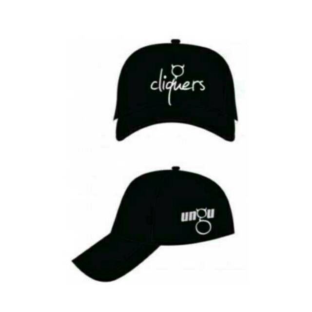 topi custom bordir logo nama depan+samping +belakang