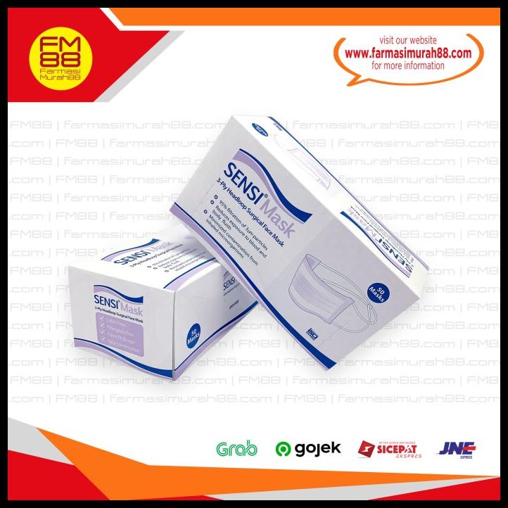 Sensi Masker Hijab Headloop Isi 50 Pcs